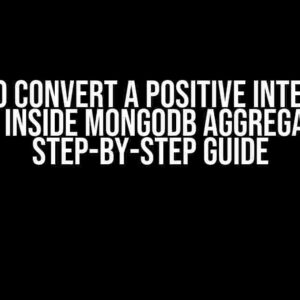 How to Convert a Positive Integer to Binary Inside MongoDB Aggregation: A Step-by-Step Guide