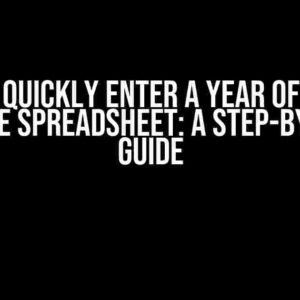 How to Quickly Enter a Year of Tabs in Google Spreadsheet: A Step-by-Step Guide